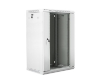LANBERG Szafa instalacyjna wisząca 19'' 18U 600X450mm szara (drzwi szklane) WF01-6418-10S - 455399 - zdjęcie 3